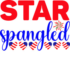 4 of july svg design cut file