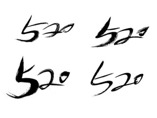 Obraz premium 520 Handwritten Calligraphy Fonts