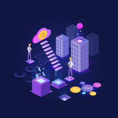 Online trading cryptocurrency marketplace platform. Online brokerage of purchasing or exchanging crypto