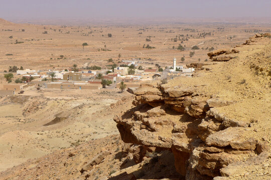 Rocks on Tataouine, Chenini in Tunisia.