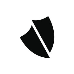 simple vector shield logo set