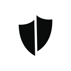 simple vector shield logo set