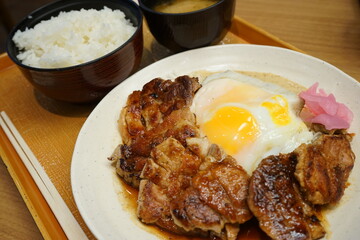 Japanese food, Pork Ginger - 日本料理 豚 生姜焼き