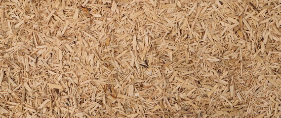 Wood chips as a background