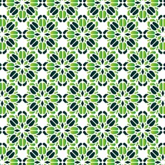 Green abstract geometric pattern design