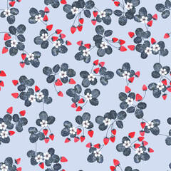 可愛いフルーツのシームレスなパターン。テキスタイル、壁紙、包装紙のデザイン。