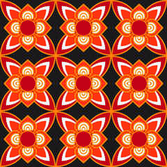 Flower seamless pattern background