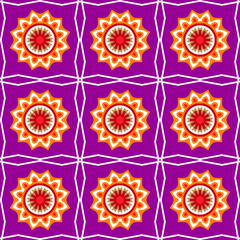 Seamless abstract ornamental
