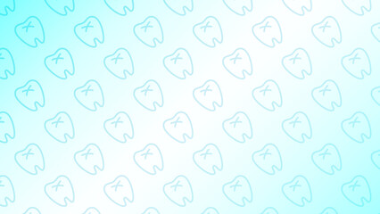 歯の背景　イラスト素材　デンタル　歯医者