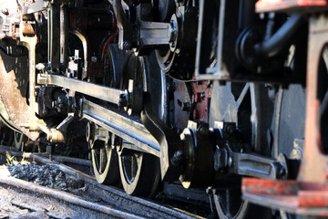 Obraz na płótnie Canvas Steam Train locomotive / Toy Train Ooty
