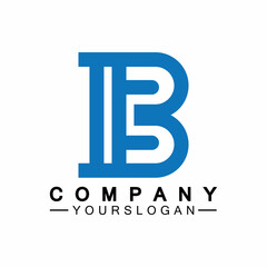 letter B logo vector, letter B business logo,Modern unique creative B logo design, Minimal B initial based vector icon.