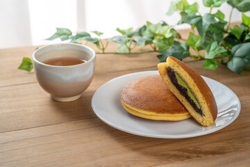 抹茶どら焼き