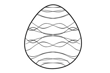 Colorful Easter eggs. A festive attribute. A vivid illustration.