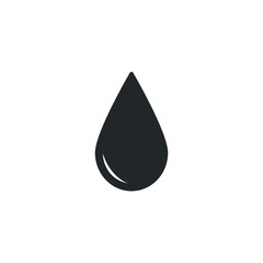 Water drop icon. Vector illustration