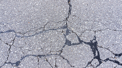 Cracked asphalt road_07