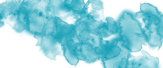 Blue green background with soft abstract blurred texture grunge