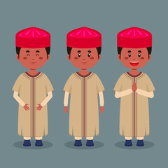 Nigerian Character with Various Expression