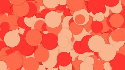 ポップ 丸 円 カラフル シンプル 放射 赤 [別Verあり]