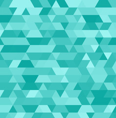 三角モザイクタイル青