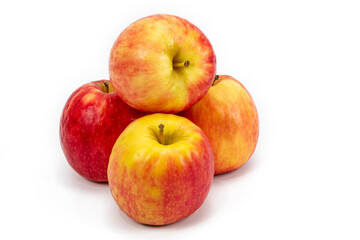 mango isolated in white background - shot in studio lighting and with water drops