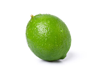 lime on white background