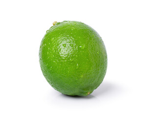 lime on white background