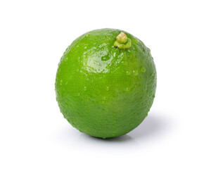 lime isolated on white background