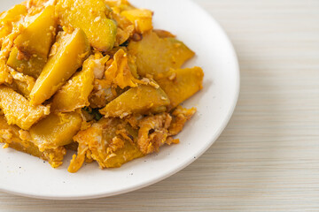 Stir Fried Pumpkin with Egg
