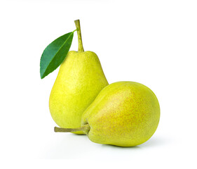 pear with leaf