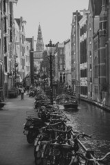 Fototapeta premium Amsterdam side street