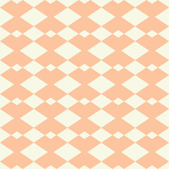Orange geometric vector pattern, abstract repeat background