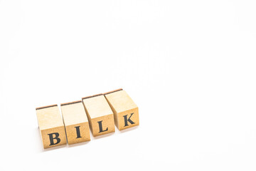 英単語　ブロック　BILK