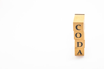 英単語　ブロック　CODA