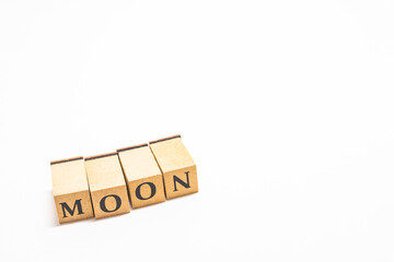 英単語　ブロック　MOON
