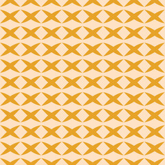 Orange geometric vector pattern, abstract repeat background