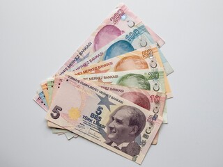 Turkish lira and banknotes