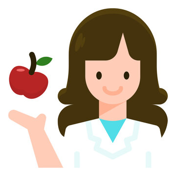 Dietitian Flat Icon