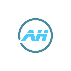 AH letter logo design