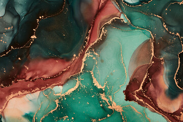 Natural  luxury abstract fluid art painting in alcohol ink technique. Tender and dreamy  wallpaper....