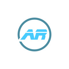 AR letter logo design