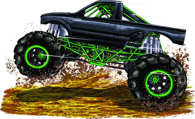 dirt race isolated on white background for poster, t-shirt print, business element, social media content, blog, sticker, vlog, and card. vector illustration. © wendy