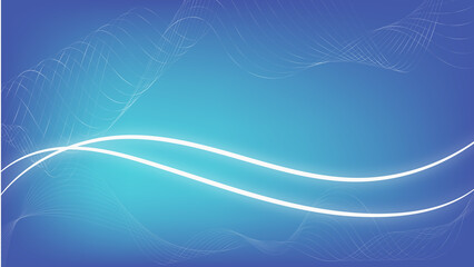 blue waves abstract background