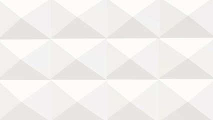 Fototapeta premium Abstract white geometric triangle background texture 3d illustration