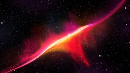 Fototapeta premium Abstract Background red and pink texture galaxy universe filled with stars, nebula and galaxy