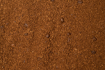 Instant coffee isolated on a background.