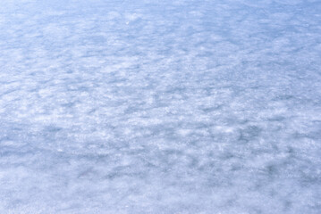 Natural texture of ice, frozen lake  as  background.