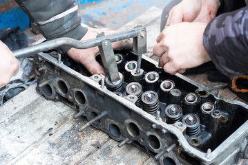 Motor fix by mechanic.