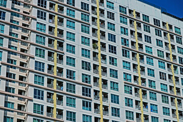 Fototapeta premium Detail of the condominium building