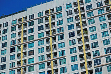 Detail of the condominium building