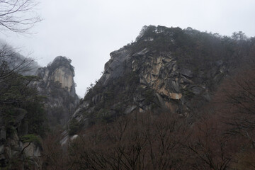 Rocky mountain in Shosenkyo